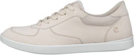 ECCO Leisure Sneakers Beige Leer Dames - Foto 3