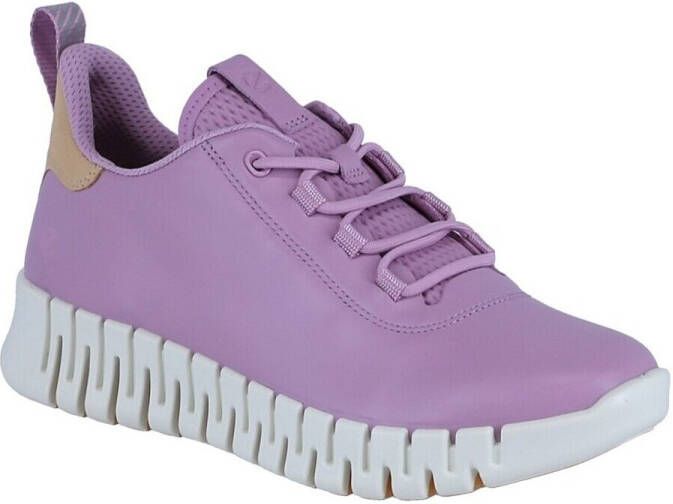 Ecco Slip-on sneakers GRUUV W Vrijetijdsschoen outdoorschoen rubberen loopzool met twee-weg flexibiliteit