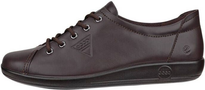 Ecco Veterschoenen Soft 2.0 vrijetijdsschoen lage schoen veterschoen met subtiele logo-opdruk - Foto 2