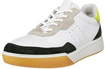 ECCO Street Court heren sneaker Wit Groen - Foto 4