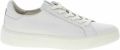 Ecco NU 21% KORTING: plateausneakers Street tray met witte loopzool - Wit
