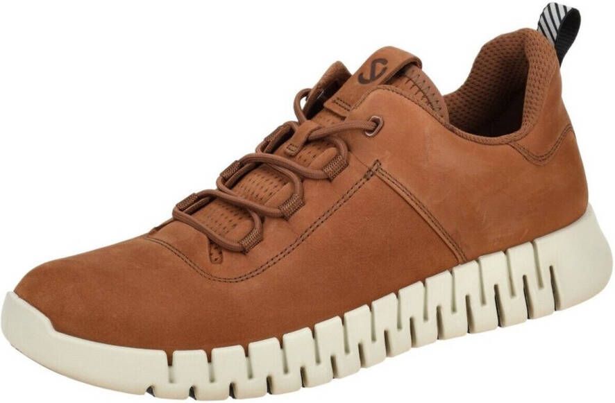 Ecco Slip-on sneakers GRUUV M vrijetijdsschoen lage schoen instapschoen met lichte loopzool
