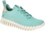 ECCO Gruuv Sneakers blauw Leer Dames - Thumbnail 4