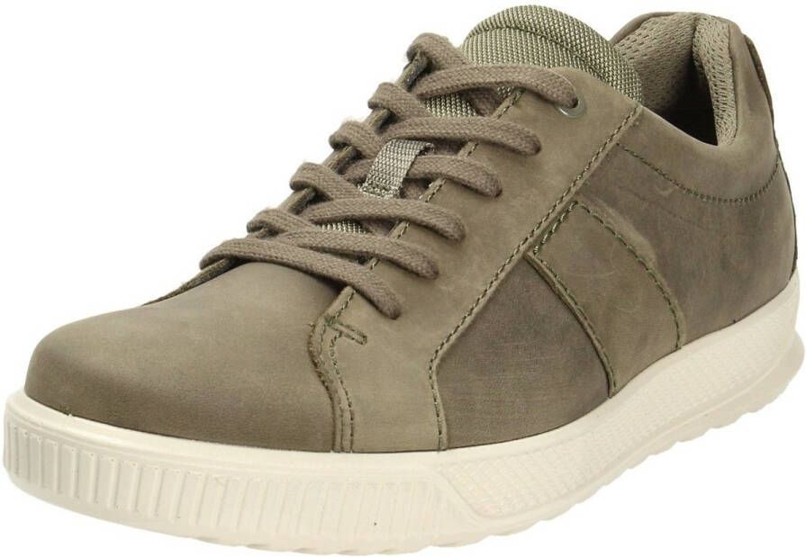 ECCO Byway leren heren sneakers bruin groen - Foto 5