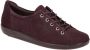 ECCO Soft 2.0 Classic leren dames sneakers rood Uitneembare zool - Thumbnail 3