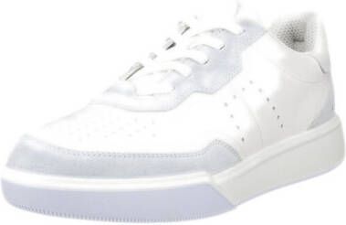 ECCO Street Court dames sneaker Wit blauw - Foto 5