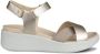ECCO Flowt Wedge LX W Dames leren sleehak sandaal Goud Size: 38 (UK 5-5.5) - Thumbnail 1