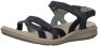 Ecco Sandalen Cruise zomerschoen sandaal keilhak met subtiele logo-opschrift - Thumbnail 3