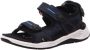 ECCO Kid's X-Trinsic Connecting Stripe Sandalen blauw - Thumbnail 1