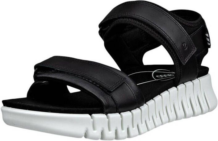 Ecco Sandaaltjes GRUUV SOL W plateau zomerschoen sandaal met praktische klittenband - Foto 2