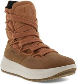 ECCO Solice Gtx Primaloft Sierra snowboots gemaakt van natuurlijk leer bruin
