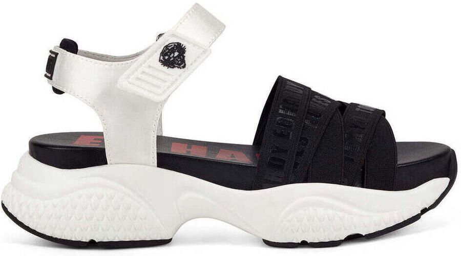 Ed Hardy Sandalen Overlap Sandal Black White