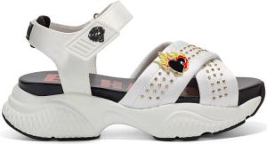 Ed Hardy Sneakers Flaming sandal white