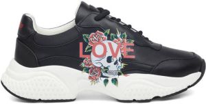 Ed Hardy Sneakers Insert runner-love black white