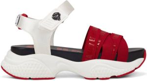 Ed Hardy Sneakers Overlap sandal red white
