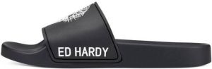 Ed Hardy Sneakers Sexy beast sliders black-white