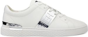 Ed Hardy Sneakers Stripe low top-metallic white silver