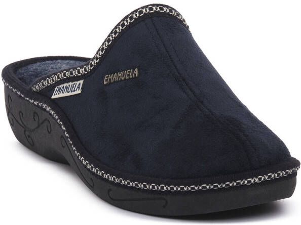 Emanuela Pantoffels 1025 BLU PANTOFOLA