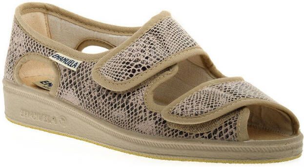 Emanuela Sportschoenen 667 BEIGE SNAKE