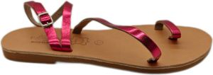 Emmanuela Handcrafted For You Sandalen Athena sandalen met gesp en teenring