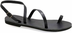 Emmanuela Handcrafted For You Sandalen Athena sandalen met gesp en teenring