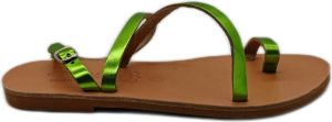 Emmanuela Handcrafted For You Sandalen Athena sandalen met gesp en teenring