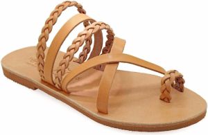 Emmanuela Handcrafted For You Sandalen met teenring "Sifnos"