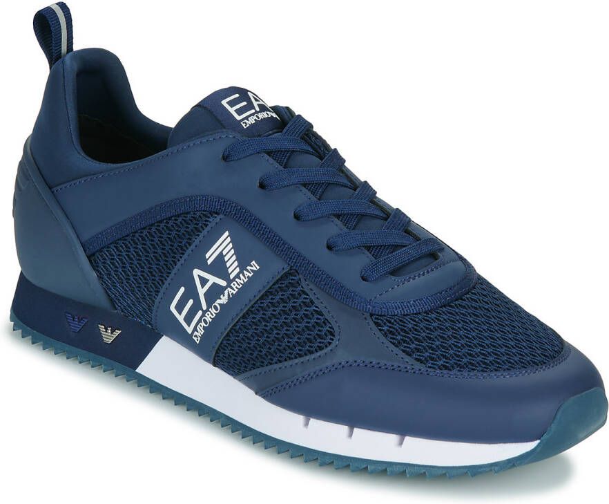 EA7 Emporio Armani Sneakers met labeldetails model 'BLACK AND WHITE'