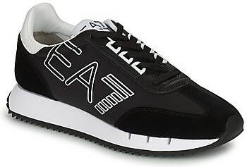 Emporio Armani EA7 Zwarte Casual Textiel Sneakers met 3cm Rubberen Zool Black Heren - Foto 13