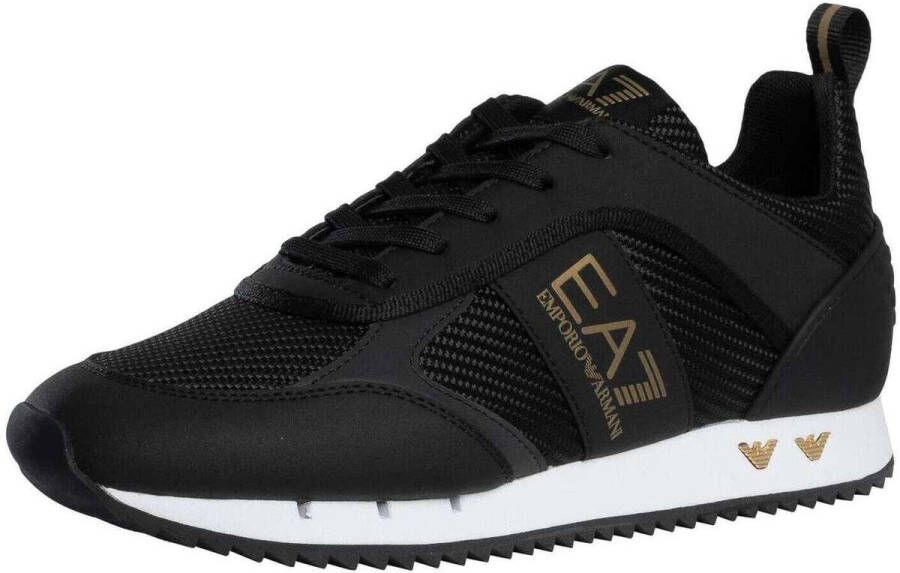 Emporio Armani EA7 Lage Sneakers Carbon Mesh Logo Trainers