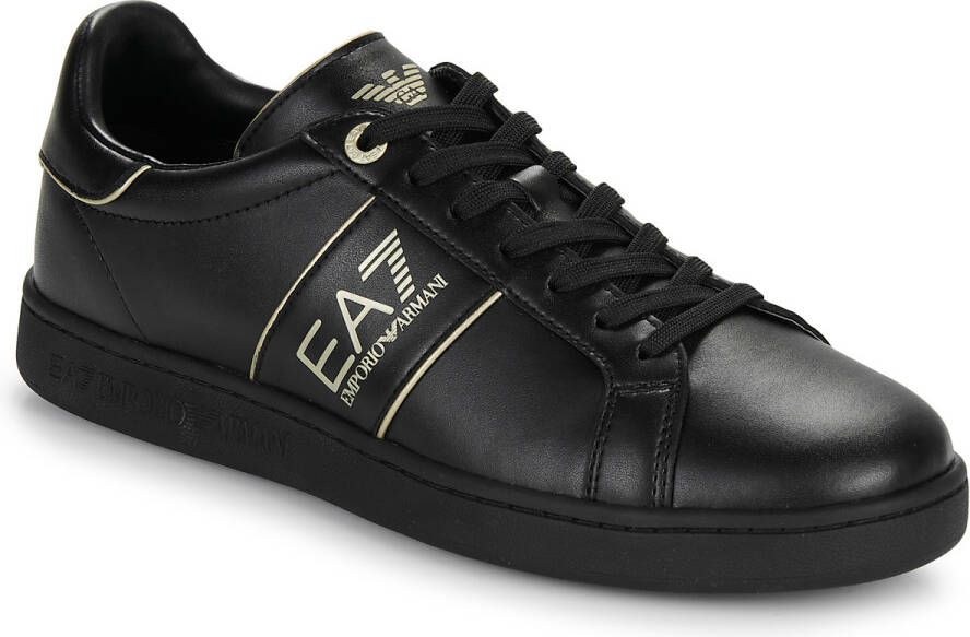 Emporio Armani EA7 Klassieke Sneakers met Vetersluiting Zwart Heren - Foto 5