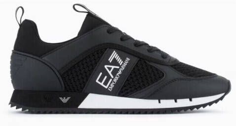 Emporio Ar i EA7 Logo Sneakers met Treklipje en Merk Binnenzool Zwart - Foto 12