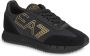 Emporio Armani EA7 Zwarte Casual Textiel Sneakers met 3cm Rubberen Zool Black Heren - Thumbnail 2