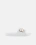 Emporio Armani EA7 Witte Plain PVC Slip-On Slippers White Dames - Thumbnail 8