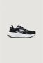 Emporio Armani Cusher Sonic Mix sneaker van suède met mesh details - Thumbnail 4