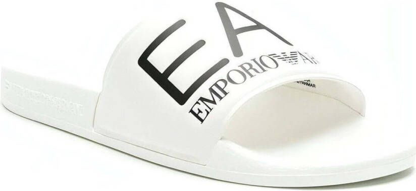 Emporio Ar i EA7 Witte polyethyleen sandalen met sband White - Foto 12