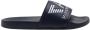 Ea7 Emporio Armani Teenslippers Visibility Logo Slides Navy Blue - Thumbnail 2