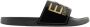 Ea7 Emporio Armani Teenslippers Visibility Logo Slides Shiny Black Gold - Thumbnail 16