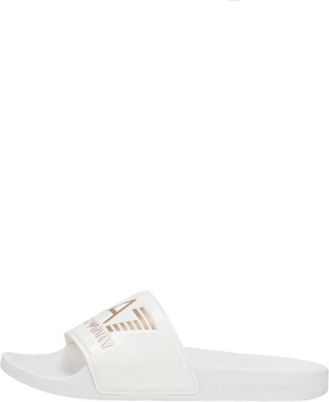 Emporio Armani EA7 Teenslippers Chanclas en color blanco para