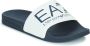 Emporio Ar i EA7 Unisex Wit Marineblauw Slipper Visibility White - Thumbnail 2