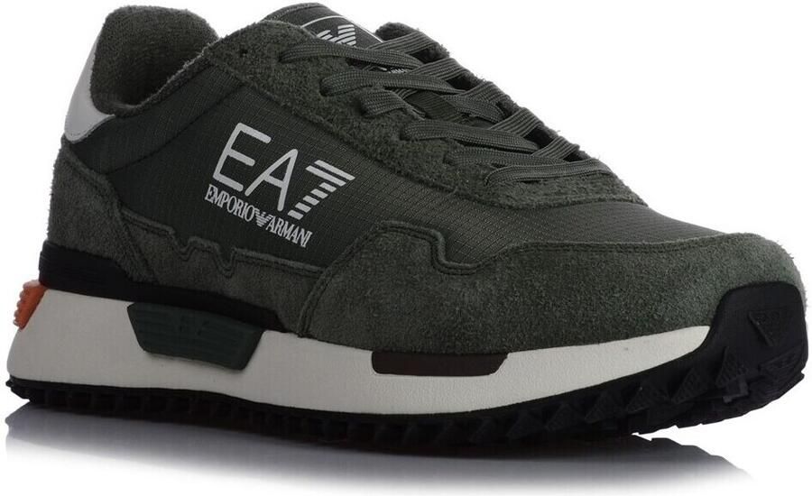 Emporio Armani Lage Sneakers Vintage Running Nylon+