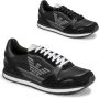 Emporio Armani Hoge kwaliteit heren sneakers voor stijlvol comfort Black Heren - Thumbnail 3