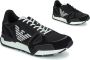 Emporio Armani Hoogwaardige herensneakers voor stijlvol comfort Black Heren - Thumbnail 2