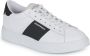 Emporio Armani men's shoes leather trainers sneakers Wit Heren - Thumbnail 4