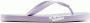 Emporio Armani Platte PVC Logo Tongs Les Violets Purple Dames - Thumbnail 2