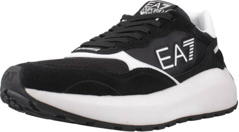 Emporio Armani EA7 Zwarte Sneakers met Versterkte Hiel Black Heren - Foto 4