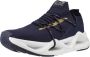 Emporio Armani EA7 Blauwe Infinity Sneaker met Gouden Logo Blue Heren - Thumbnail 3
