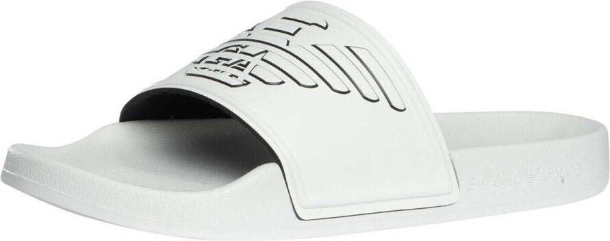 Emporio Armani Teenslippers Geëmbosseerde adelaar sliders