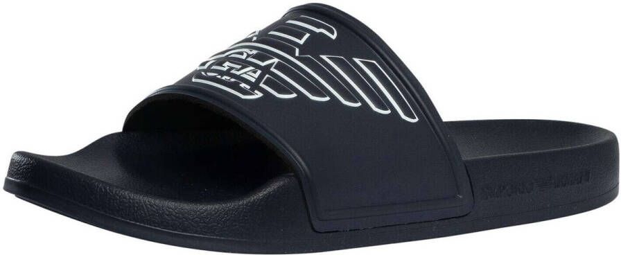 Emporio Armani Teenslippers Geëmbosseerde adelaar sliders