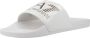 Emporio Armani EA7 Witte Plain PVC Slip-On Slippers White Dames - Thumbnail 3